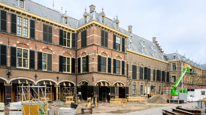 Burgy Bouwbedrijf Restauratie Versterking fundering Eerste Kamer Binnenhof Den Haag