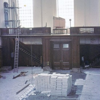 Burgy Bouwbedrijf Restauratie Lutherse Kerk Den Haag Restauratie jaren 70 vorige eeuw