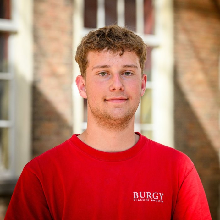 Burgy Bouwbedrijf Leerling Timmerman Sam H.