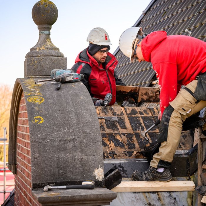 Burgy Bouwbedrijf Restauratie Interview met leerling timmerman Jesse en leermeester Kevin over opleiden