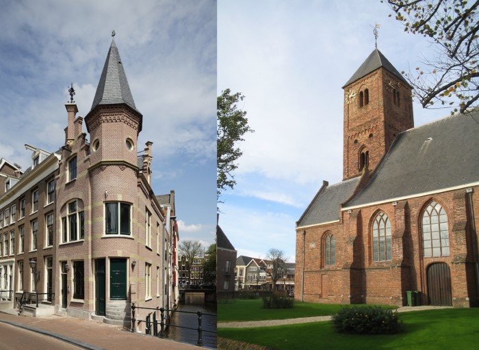 Burgy Bouwbedrijf restauratie grachtenpand Amsterdam en Oude Kerk Naaldwijk