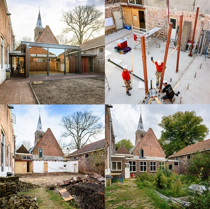Burgy Bouwbedrijf Restauratie Museum van de Geest Haarlem Voor en na foto's 
