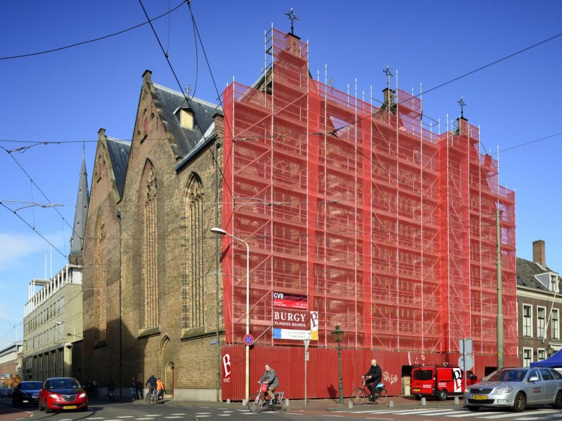 Restauratie Kloosterkerk, Den Haag door Burgy Bouwbedrijf