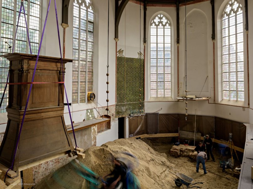 Restauratie Waalse Kerk, Haarlem door Burgy Bouwbedrijf