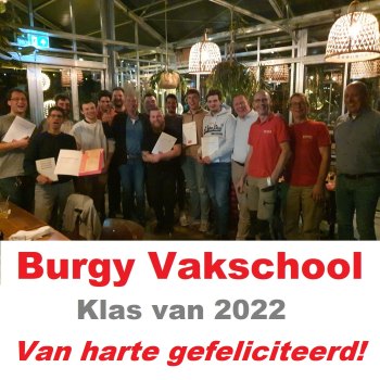 Burgy Vakschool eerste certificaten uitgereikt 